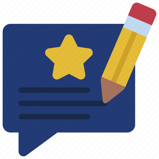 Write, review, message, writing, pencil icon - Download on Iconfinder