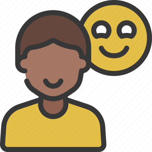 Happy, customer, male, good, person, review icon - Download on Iconfinder