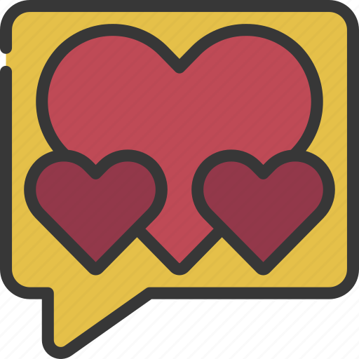 Hearts, message, love, messages, like icon - Download on Iconfinder