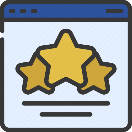 Review, stars, website, reviews, good, positive icon - Download on Iconfinder