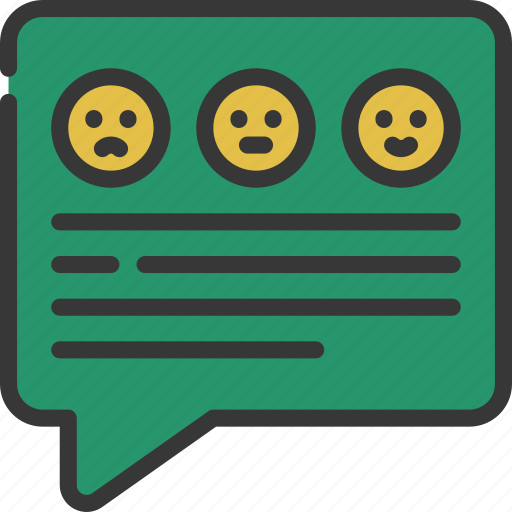 Satisfaction, message, satisfied, emoji, rating icon - Download on Iconfinder