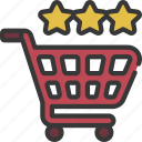 shopping, trolley, review, shop, checkout, basket