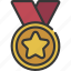 star, medal, medallion, reward, winner 