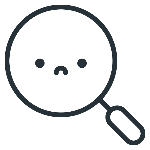 Search, magnifier, magnifying, emoji, happy icon - Free download