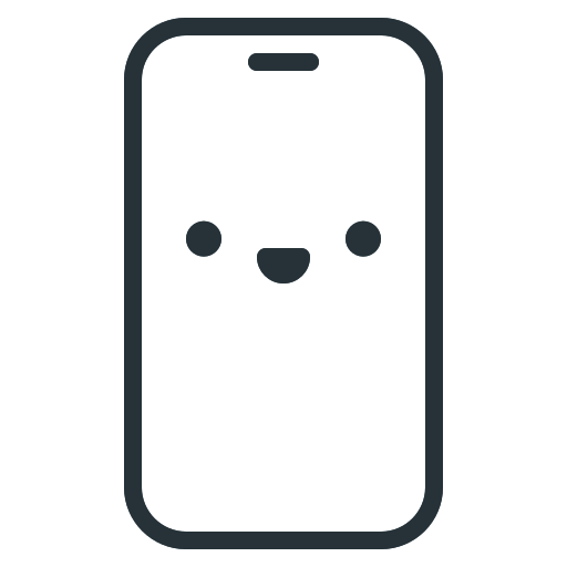 Smile, emoji, mobile, phone, happy icon - Free download