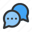 communications, chat, bubble, conversation, messenger 
