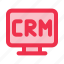crm, software, screen, computer, business, and, finance 