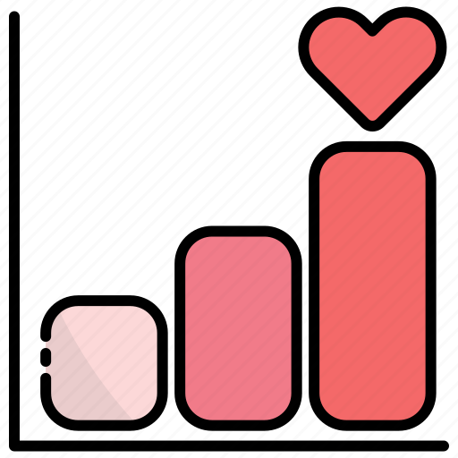Bars, chart, graph, statistics, bar, like, love icon - Download on Iconfinder