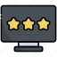 rating, review, customer review, screen, star, feedback, favorite 