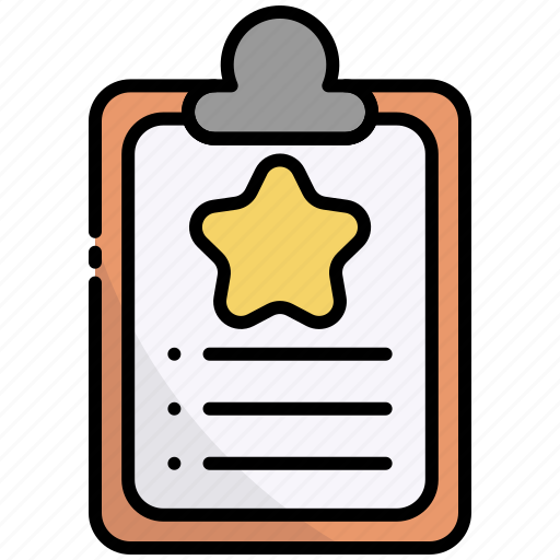 Review, customer review, clipboard, customer-feedback, rating, star, feedback icon - Download on Iconfinder