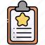 review, customer review, clipboard, customer-feedback, rating, star, feedback 