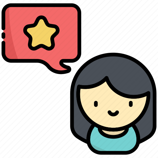 Customer, review, customer review, favorite, feedback, rating, star icon - Download on Iconfinder