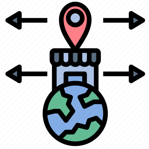 Branch, location, market, ramification, shop icon - Download on Iconfinder