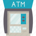 atm, banking, cash, money, withdrawal