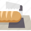 bread, cutting, pastry, bakery, fresh 