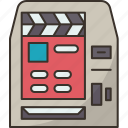 movie, ticketing, cinema, automatic, machine