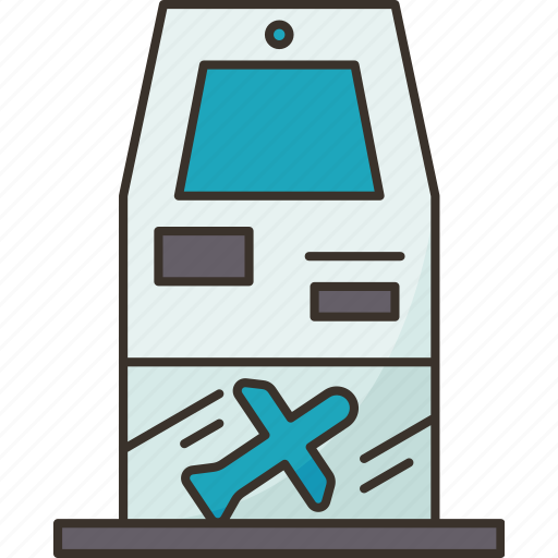 Self, service, airport, boarding, pass icon - Download on Iconfinder