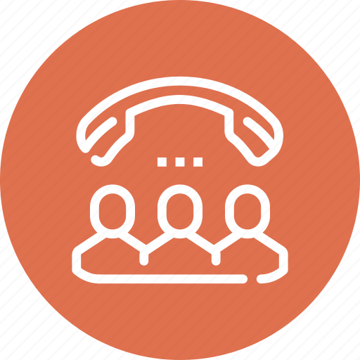 Call, communication, conference, group, meeting, online, people icon - Download on Iconfinder
