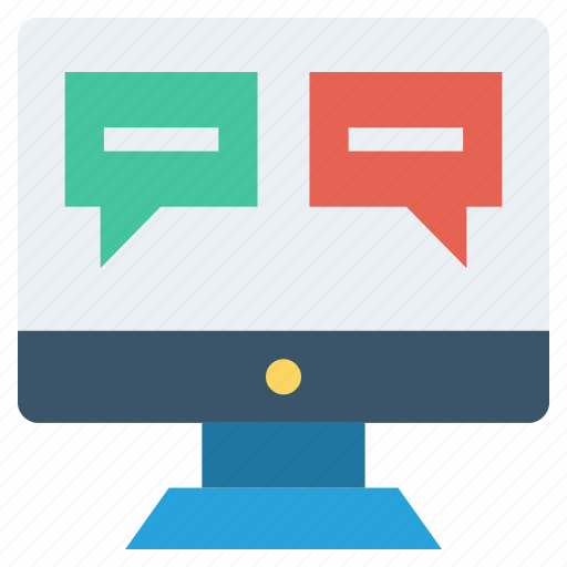 Conversation, customer service, display, lcd, messages, service, support icon - Download on Iconfinder