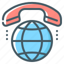 call, communication, global, international, online, phone, handset