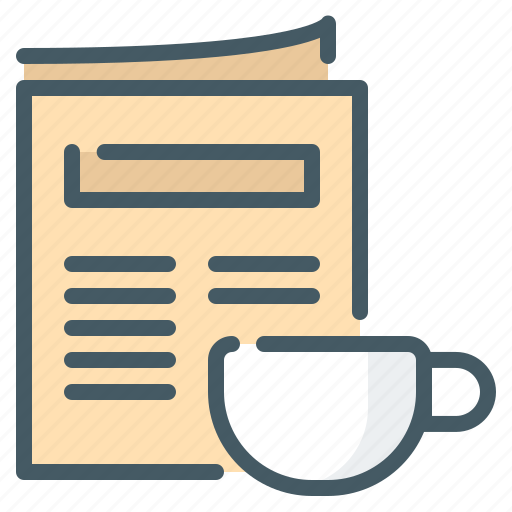 Coffee, cup, espresso, news, coffee break icon - Download on Iconfinder