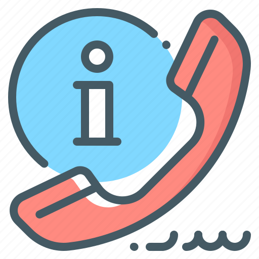 Information, info, support, call, handset icon - Download on Iconfinder