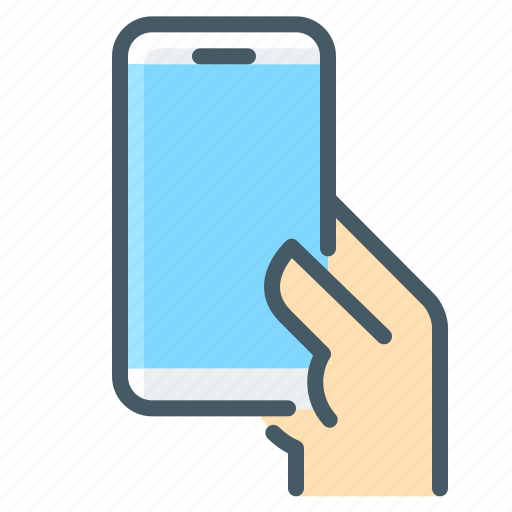 Hand, mobile, phone, smartphone icon - Download on Iconfinder