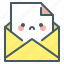 message, letter, mail, unsubscribe, emoji 