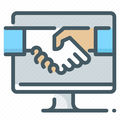 Partners, handshake, online, business, deal, transaction, online business icon - Download on Iconfinder