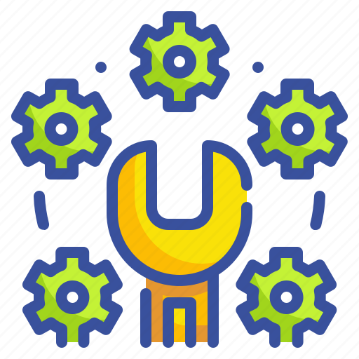 Gear, maintenance, repair, service, tools icon - Download on Iconfinder