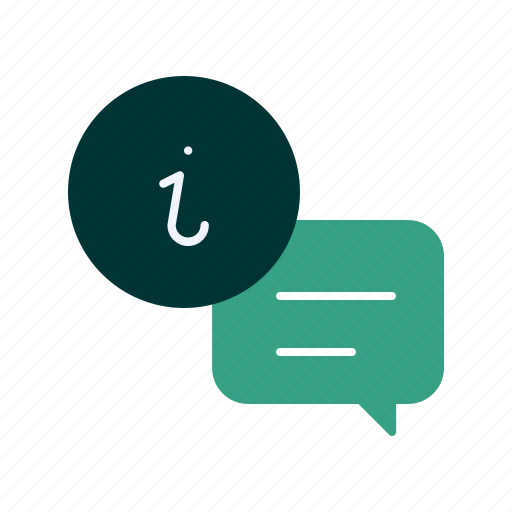 Info, message, chat, faqs icon - Download on Iconfinder