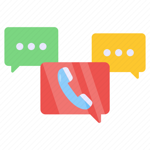 Phone call, phone chatting, phone communication, phone conversation, telecommunication icon - Download on Iconfinder