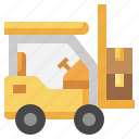 and, boxes, delivery, forklift, move, shipping, warehouse