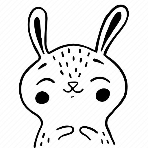 Animal, bunny, cute, face, hare, portrait, rabbit icon - Download on Iconfinder