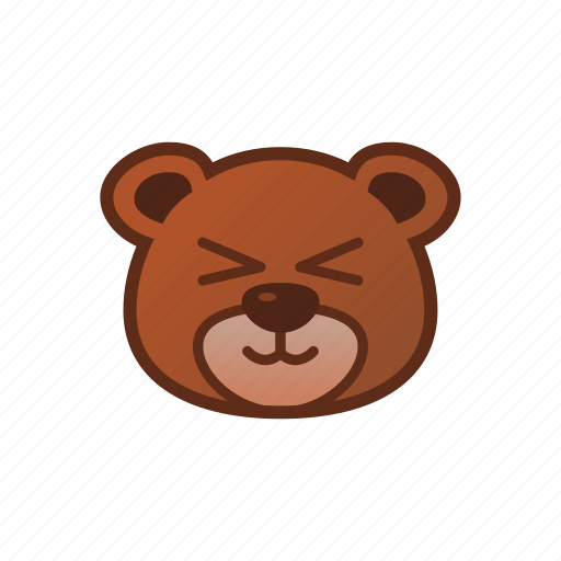 Bear, cute, emoticon, shy icon - Download on Iconfinder