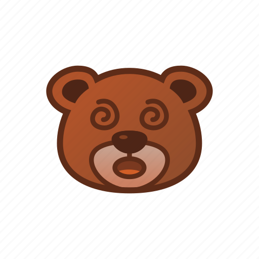 Bear, confuse, cute, emoticon icon - Download on Iconfinder