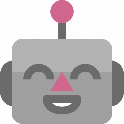 Avatar, cute, emoji, emoticon, glad, machine, robot icon - Download on Iconfinder