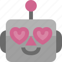 avatar, cute, emoji, emoticon, love, machine, robot
