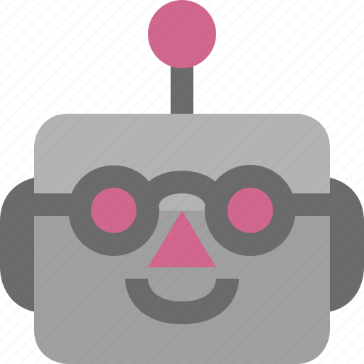 Avatar, cute, emoji, emoticon, machine, nerd, robot icon - Download on Iconfinder