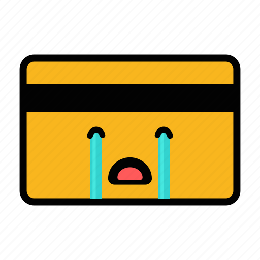 Card, credit, crying, debit, emoji, pay, payment icon - Download on Iconfinder