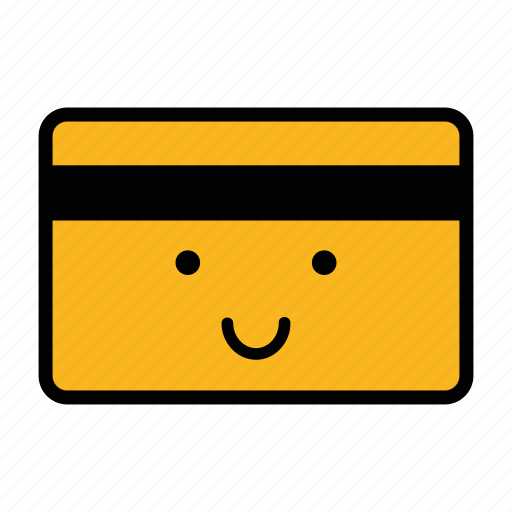 Card, credit, debit, emoji, happy, pay, payment icon - Download on Iconfinder