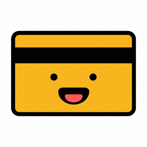 Card, credit, debit, emoji, laugh, pay, payment icon - Download on Iconfinder