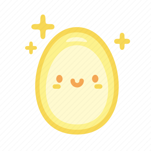 Cute, easter, egg, gold, golden, holidays icon - Download on Iconfinder