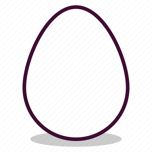 Boiled, breakfast, egg, emoji, expression, white, yolk icon - Download on Iconfinder