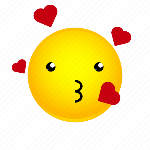 Blowing, emoji, face, kiss, smiley icon - Download on Iconfinder