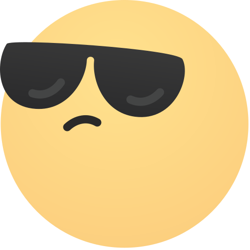 Cool, emoticon, emotion, expression, face, smiley, sunglasses icon - Free download