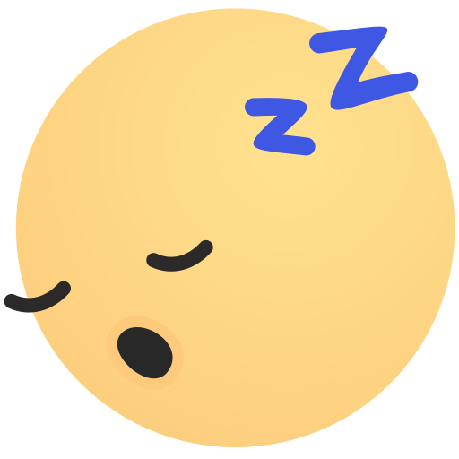 Emoji, face, sleep, sleeping, snore, tired, zzz icon - Free download