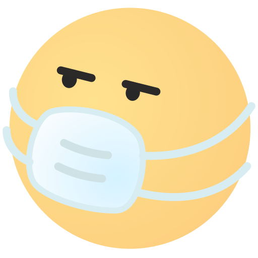 Emoji, emotion, face, feeling, sick, mask icon - Free download