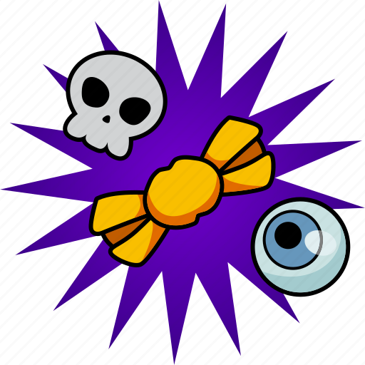Poison, candy, death, eyeball, skull, jelly, halloween icon - Download on Iconfinder