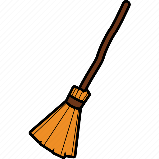 Broom, stick, brush, which, halloween icon - Download on Iconfinder